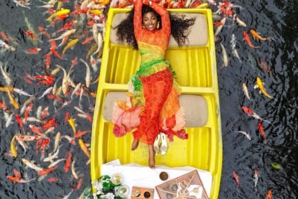 Koi, Colour, and Couture: Omowunmi Dada’s Bali Look